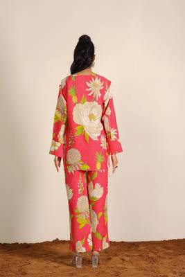Pink and multi floral co-ord set 5