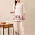 Anushil women's printed co-ord set | stylish cotton blend kurta & palazzo set |