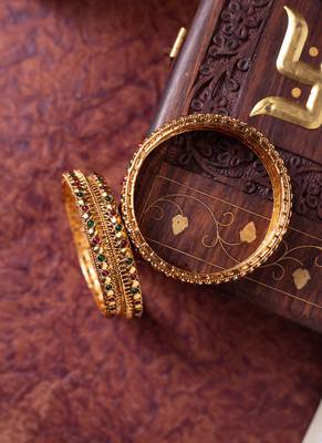 Gold-plated bangles 2