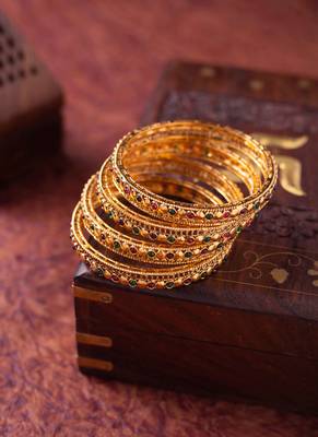 Gold-plated bangles 3