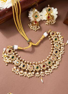 Guttapusalu choker necklace set 1
