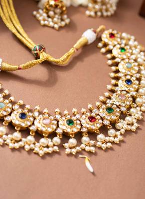 Guttapusalu choker necklace set 2