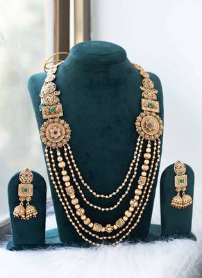 Regal radiance long necklace set 1
