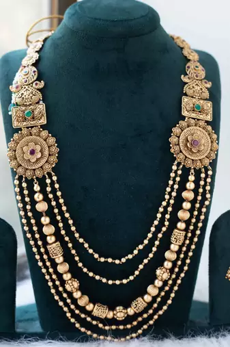 Regal radiance long necklace set