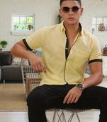 Men's linen cotton casual shirt |  half sleeves shirt for men