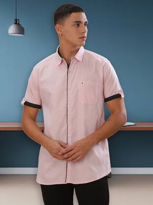 Men's linen cotton casual shirt |  half sleeves shirt for men 1