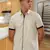 Men's linen cotton casual shirt |  half sleeves shirt for men