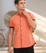 Men's linen cotton casual shirt |  half sleeves shirt for men