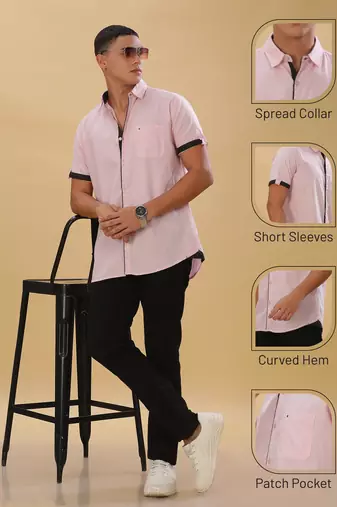 Men's linen cotton casual shirt |  half sleeves shirt for men