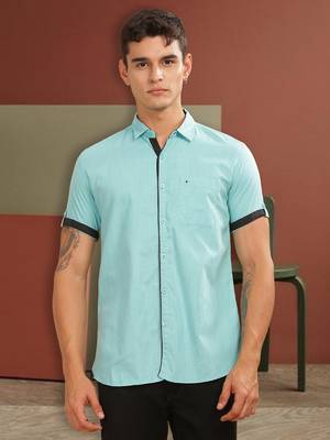 Men's linen cotton casual shirt |  half sleeves shirt for men 1