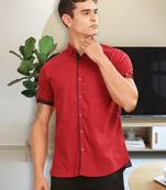 Men's linen cotton casual shirt |  half sleeves shirt for men