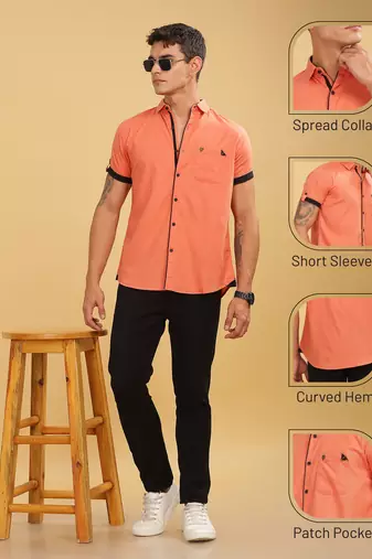 Men's linen cotton casual shirt |  half sleeves shirt for men