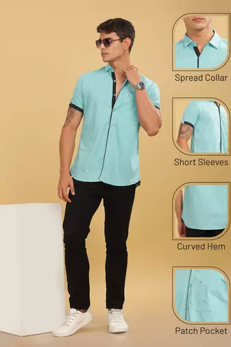 Men's linen cotton casual shirt |  half sleeves shirt for men