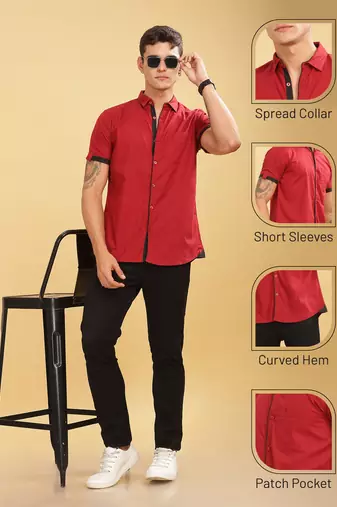 Men's linen cotton casual shirt |  half sleeves shirt for men