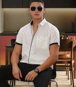 Men's linen cotton casual shirt |  half sleeves shirt for men