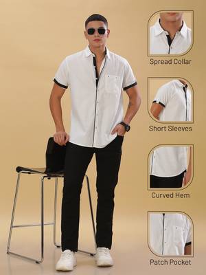 Men's linen cotton casual shirt |  half sleeves shirt for men 3