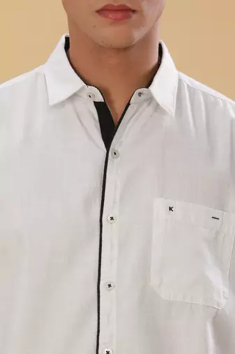 Men's linen cotton casual shirt |  half sleeves shirt for men