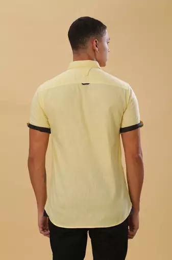 Men's linen cotton casual shirt |  half sleeves shirt for men