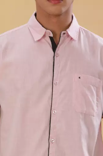 Men's linen cotton casual shirt |  half sleeves shirt for men