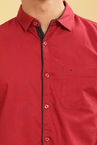 Men's linen cotton casual shirt |  half sleeves shirt for men