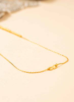 Golden heart pendant necklace 3