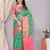 Green-pink banarasi art-silk saree