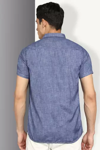 Men's slim fit lyocell casual shirt  | half sleeves shirt for men
