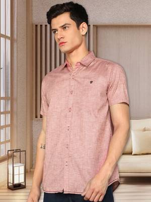 Men's slim fit lyocell casual shirt  | half sleeves shirt for men 1