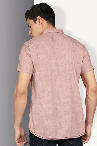 Men's slim fit lyocell casual shirt  | half sleeves shirt for men
