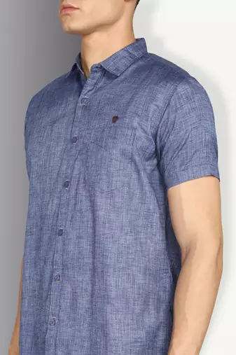 Men's slim fit lyocell casual shirt  | half sleeves shirt for men