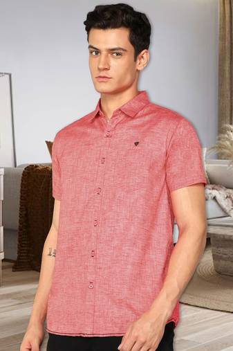 Men's slim fit lyocell casual shirt | half sleeves shirt for men