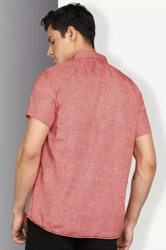 Men's slim fit lyocell casual shirt  | half sleeves shirt for men
