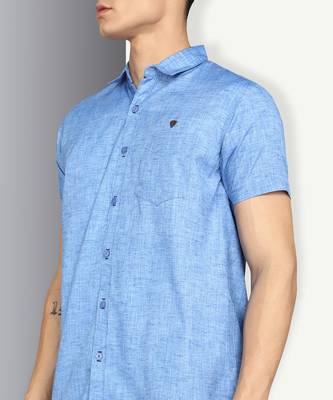 Men's slim fit lyocell casual shirt  | half sleeves shirt for men 4