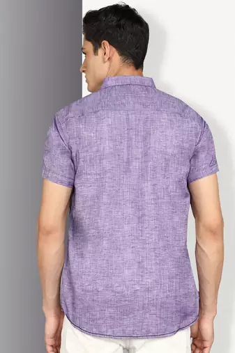 Men's slim fit lyocell casual shirt  | half sleeves shirt for men
