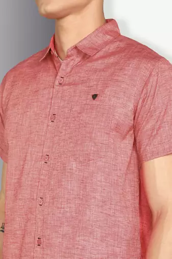 Men's slim fit lyocell casual shirt  | half sleeves shirt for men