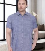 Men's slim fit lyocell casual shirt | half sleeves shirt for men