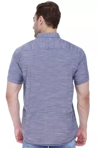 Men's slim fit lyocell casual shirt  | half sleeves shirt for men