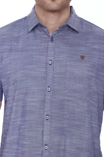 Men's slim fit lyocell casual shirt  | half sleeves shirt for men