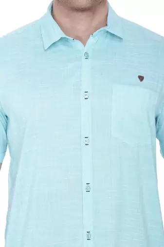 Men's slim fit lyocell casual shirt  | half sleeves shirt for men