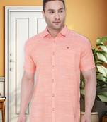 Men's slim fit lyocell casual shirt | half sleeves shirt for men
