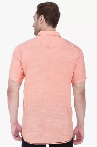 Men's slim fit lyocell casual shirt  | half sleeves shirt for men