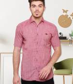 Men's slim fit lyocell casual shirt | half sleeves shirt for men