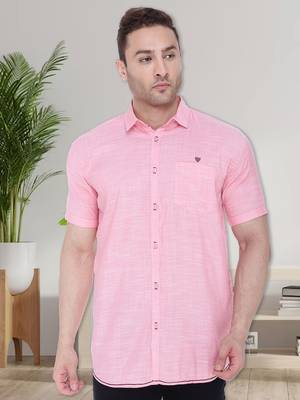 Men's slim fit lyocell casual shirt  | half sleeves shirt for men 1