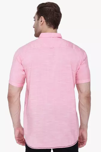 Men's slim fit lyocell casual shirt  | half sleeves shirt for men