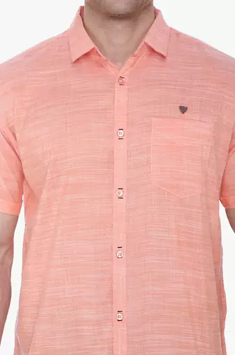 Men's slim fit lyocell casual shirt  | half sleeves shirt for men