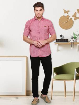 Men's slim fit lyocell casual shirt  | half sleeves shirt for men 3