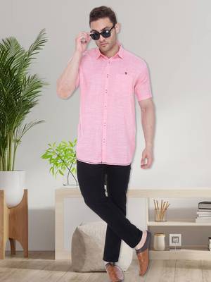 Men's slim fit lyocell casual shirt  | half sleeves shirt for men 3
