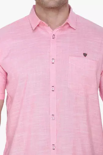 Men's slim fit lyocell casual shirt  | half sleeves shirt for men