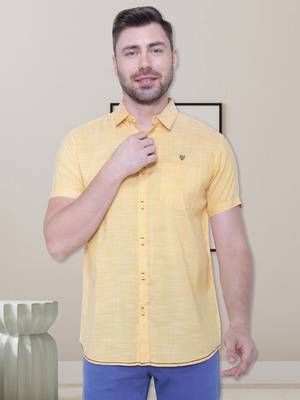 Men's slim fit lyocell casual shirt  | half sleeves shirt for men 1
