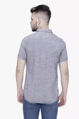 Men's slim fit lyocell casual shirt  | half sleeves shirt for men